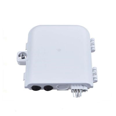 Τελικό κιβώτιο 8Core SM/DX SC/LC/ST/FC ανοικτό γκρι/μαύρη IP 66 οπτικών ινών