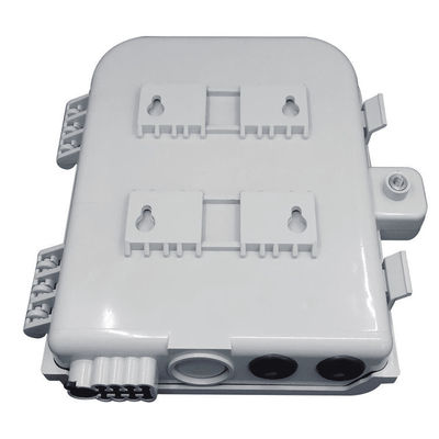 Τελικό κιβώτιο 8Core SM/DX SC/LC/ST/FC ανοικτό γκρι/μαύρη IP 66 οπτικών ινών