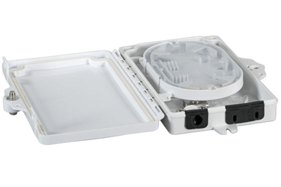 2Port Optic Fiber Terminal Box FTTH Υπαίθριος/Εσωτερικός υπολογιστής ABS Υλικό ανοιχτό γκρι