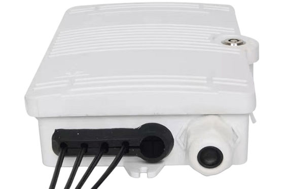 4Port τελικό Sc UPC SX SM άσπρο IP66 κιβωτίων οπτικών ινών για τις τηλεπικοινωνίες