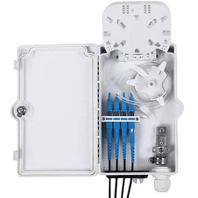 4Port τελικό Sc UPC SX SM άσπρο IP66 κιβωτίων οπτικών ινών για τις τηλεπικοινωνίες