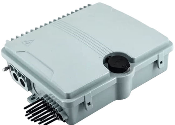 Τελικό κιβώτιο 12Port SC/LC/ST/FC IP-66 UPC/APC ανοικτό γκρι FTTH οπτικών ινών