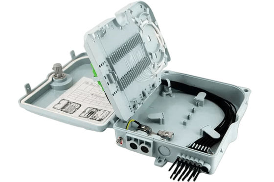 Τελικό κιβώτιο 12Port SC/LC/ST/FC IP-66 UPC/APC ανοικτό γκρι FTTH οπτικών ινών