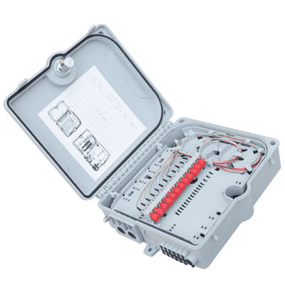 Τελικό κιβώτιο 12Port SC/LC/ST/FC IP-66 UPC/APC ανοικτό γκρι FTTH οπτικών ινών