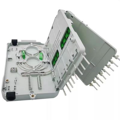 16Core το κιβώτιο UPC διανομής θραυστών FTTH/APC ο τοίχος τοποθετεί ανοικτό γκρι