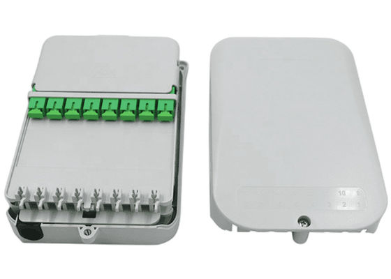 16Core το κιβώτιο UPC διανομής θραυστών FTTH/APC ο τοίχος τοποθετεί ανοικτό γκρι