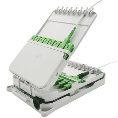 16Core το κιβώτιο UPC διανομής θραυστών FTTH/APC ο τοίχος τοποθετεί ανοικτό γκρι
