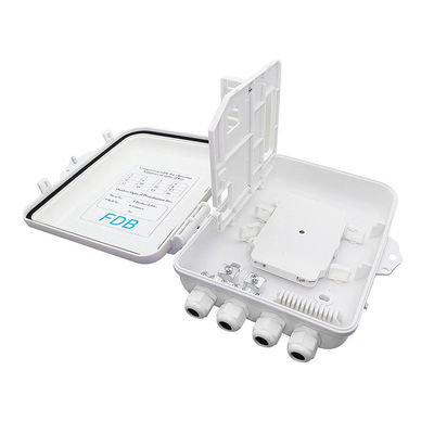 Τοίχος κιβωτίων IP65 12Cores θραυστών οπτικών ινών PLC Sc 1x8 που τοποθετείται