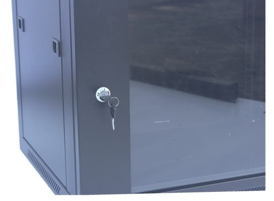 9U το γραφείο 19 ραφιών κεντρικών υπολογιστών» τοίχος τοποθετεί το μετακινούμενα μαύρα γραφείο στοιχείων/το ράφι δικτύων