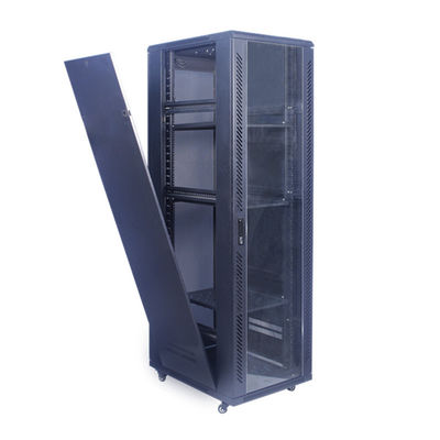 Στάση SPCC 42U 600*1000*2000MM πατωμάτων γραφείου ραφιών κεντρικών υπολογιστών PDU