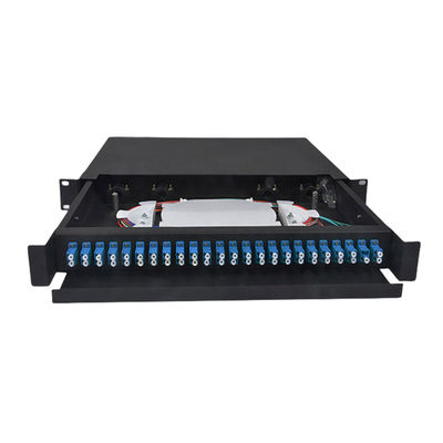 Κουτί τερματισμού τύπου βύσματος LC Duplex Patch Patch Optic Fiber