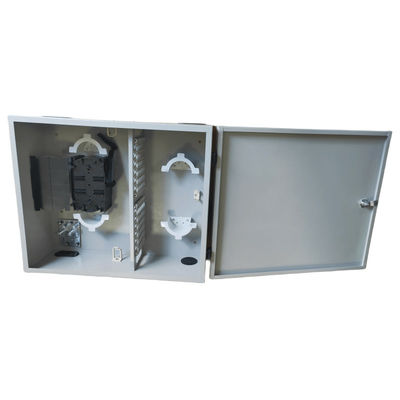 Προσαρμοσμένο 72Port 144Core SC/LC/FC/ST 1-door Wall Mount Fiber Enclosure Metal ODF