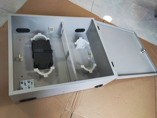 72Port Single Door Wall Mount Fiber Enclosure 72fibers (SC/SX) Γκρίζο / Προσαρμοσμένο