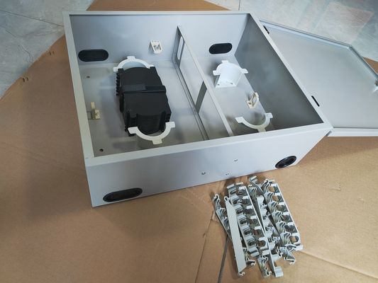 LC/DX Μία πόρτα τοίχος τοποθέτηση οπτική ίνα περίβλημα APC/UPC γκρι ODF 72Port 144Core