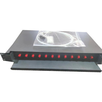 12 FC UPC Sliding Fiber Optic Patch Panel για αποτελεσματικές εγκαταστάσεις δικτύου