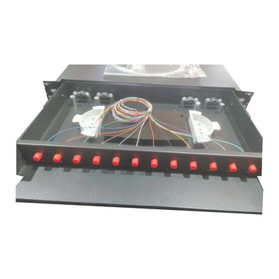 12 FC UPC Sliding Fiber Optic Patch Panel για αποτελεσματικές εγκαταστάσεις δικτύου
