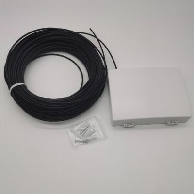 6Cores LC/APC Προσυνδεδεμένο οπτικό κουτί διανομής 6Fibers Wall Outlet PTO Box