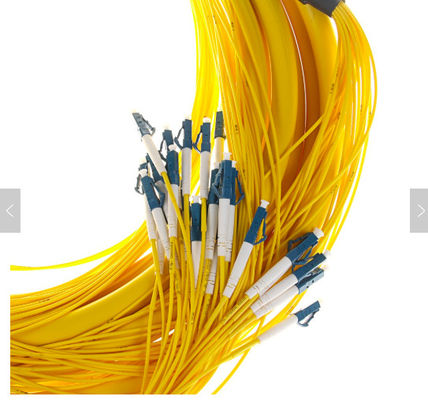 SM 9/125 G652D (OS2) LSZH 12 ίνες LC/UPC-LC/UPC ίνες οπτικής διάσπασης καλώδια 1M