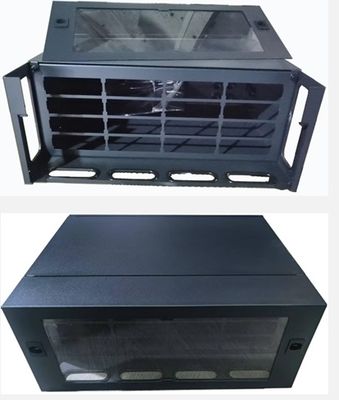 4U 19 "Rack Mount Fiber Optic Patch Panel ODF FOBOT 4U 384 πυρήνες MPO LC SM OM3 OM4 Δελτίο προσαρμογής Πλαισίου